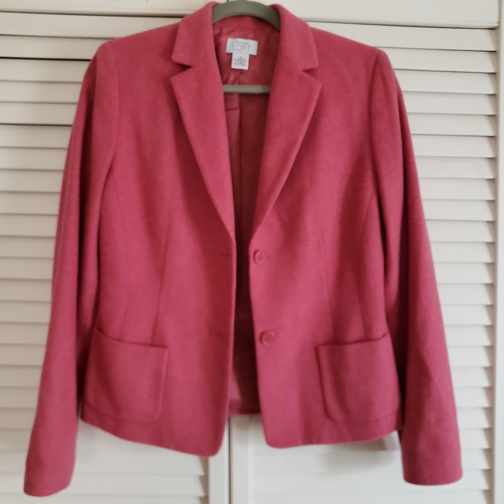 Ann Taylor Wool Blazer Jacket - Very Soft!